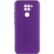 Чохол TPU GETMAN Liquid Silk Full Camera для Xiaomi Redmi Note 9 / Redmi 10X – Фіолетовий
