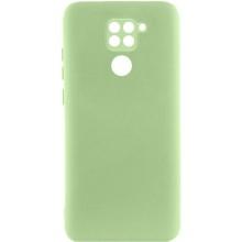 Чохол TPU GETMAN Liquid Silk Full Camera для Xiaomi Redmi Note 9 / Redmi 10X – Зелений