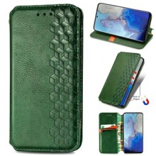 Шкіряний чохол-книжка GETMAN Cubic (PU) для Xiaomi Redmi Note 9 / Redmi 10X – Зелений