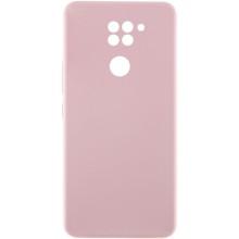 Чохол Silicone Cover Lakshmi Full Camera (AAA) для Xiaomi Redmi Note 9 / Redmi 10X – Рожевий