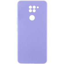 Чохол Silicone Cover Lakshmi Full Camera (AAA) для Xiaomi Redmi Note 9 / Redmi 10X – Бузковий