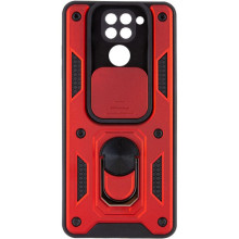 Чехол Ummi Camshield Serge Ring для Xiaomi Redmi Note 9 / Redmi 10X – Красный