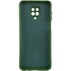 Чехол Silicone Cover Lakshmi Full Camera (AAA) with Logo для Xiaomi Redmi Note 9 / Redmi 10X – Зеленый