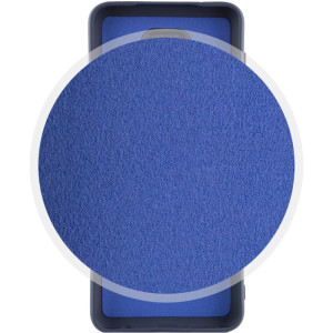 Чехол Silicone Cover Lakshmi Full Camera (AAA) with Logo для Xiaomi Redmi Note 9 / Redmi 10X – Темно-синий