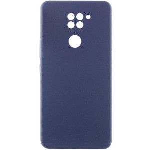 Чохол Silicone Cover Lakshmi Full Camera (AAA) для Xiaomi Redmi Note 9 / Redmi 10X (Темно-синій)