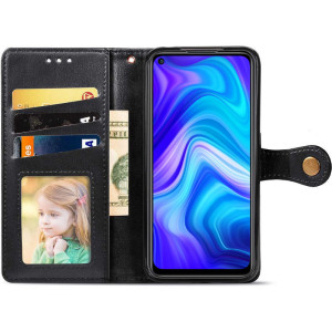 Шкіряний чохол-книжка GETMAN Gallant (PU) для Xiaomi Redmi Note 9 / Redmi 10X