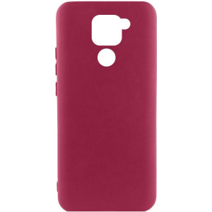 Чохол Silicone Cover Ummi Lakshmi (AA) для Xiaomi Redmi Note 9 / Redmi 10X – Бордовий