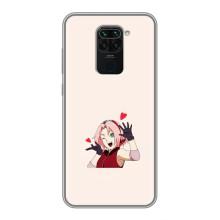 Чехлы Персонажи Аниме Наруто для Xiaomi Redmi Note 9 (AlphaPrint) – Лайк Сакура
