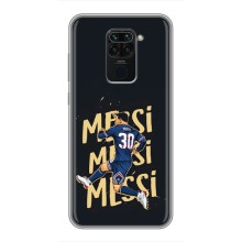 Чохли для Xiaomi Redmi Note 9 (Leo чемпіон) (AlphaPrint) (Messi ПСЖ)