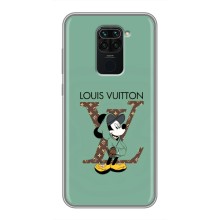 Чохли Луі Вітон для Xiaomi Redmi Note 9 (AlphaPrint - LOUIS VUITTON) (Міккі Маус LV)