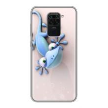 Чохли з зображенням різних тварин на Xiaomi Redmi Note 9 (Геккон)