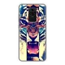 Чохли з зображенням різних тварин на Xiaomi Redmi Note 9 (Яскравий Тигр)