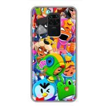 Чехлы Brawl Stars для Xiaomi Redmi Note 9 (AlphaPrint)