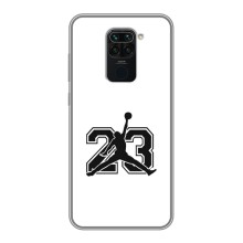 Чехлы для Xiaomi Redmi Note 9 - с картинкой JORDAN (AlphaPrint) (Jordan 23)