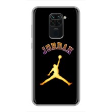 Чехлы для Xiaomi Redmi Note 9 - с картинкой JORDAN (AlphaPrint) (Jordan Gold)