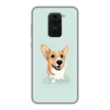 Чехлы с собаками для Xiaomi Redmi Note 9 (VPrint) (Корги)
