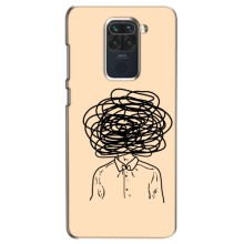 Чехлы со смыслом для Xiaomi Redmi Note 9 (Мысли)