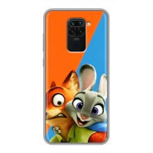 Чохли ЗООТРОПОЛІС для Xiaomi Redmi Note 9 (Нік і Хопс)