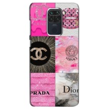 Чехол (Dior, Prada, YSL, Chanel) для Xiaomi Redmi Note 9 – Модница