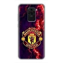 Чохол Манчестер Юнайтед для Сяомі Редмі Нот 9 (AlphaPrint) – вогняний Манчестер