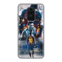 Чехол Месси футболист для Xiaomi Redmi Note 9 – Коллаж Месси