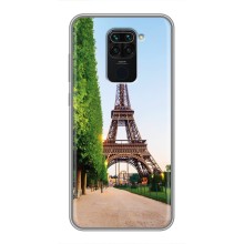 Чехол Эйфелева Башня для Xiaomi Redmi Note 9 - (AlphaPrint) (Дорога в Париж)