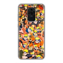 Чохли з принтом НАРУТО на Xiaomi Redmi Note 9 (Коллаж Наруто)