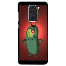 Чехол с картинкой "Одноглазый Планктон" на Xiaomi Redmi Note 9 (Стильный Планктон)