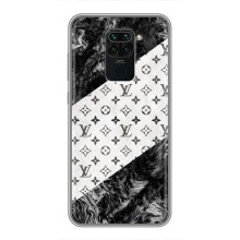 Чохол Стиль Louis Vuitton на Xiaomi Redmi Note 9 (LV на білому)