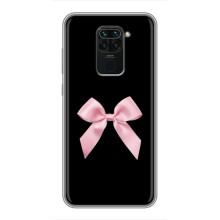 Чохол банти для Xiaomi Redmi Note 9 – Бант на чорному
