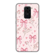 Чохол банти для Xiaomi Redmi Note 9 – Банти з квітами