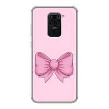 Чохол банти для Xiaomi Redmi Note 9 – Рожевий бантик