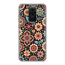 Чехол с принтом Ковер для Xiaomi Redmi Note 9 – Цветочный ковер