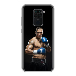 Чехол с картинкой Александр Усик для Xiaomi Redmi Note 9