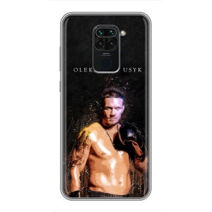 Чехол с картинкой Александр Усик для Xiaomi Redmi Note 9