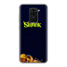 Чехол с мультфильмом Шрек на Xiaomi Redmi Note 9 – Шрек лого