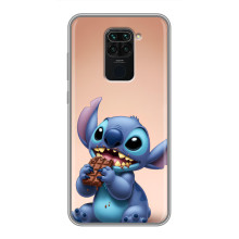 Чехол с рисунком Стич для Xiaomi Redmi Note 9 – Стич с шоколадом