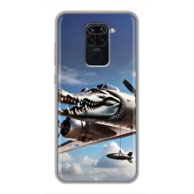 Чехол с мемом Тралалело тралала на Xiaomi Redmi Note 9 (Бомбардиро крокодило)