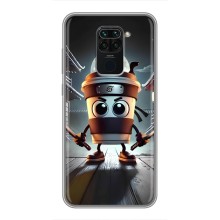 Чехол с мемом Тралалело тралала на Xiaomi Redmi Note 9 (Капучино асасино)