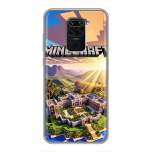 Чехол с картинками Майнкрафт для Сяоми Редми Ноут 9 – Minecraft