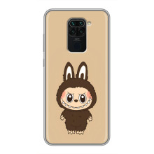 Чохол з Лабубу на Xiaomi Redmi Note 9 (Коричневий Лабубу)