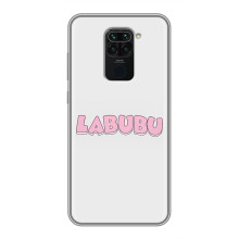 Чохол з Лабубу на Xiaomi Redmi Note 9 (Лого Лабубу)