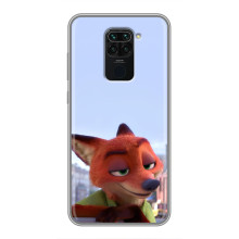Чехол Зоотрополіс на Xiaomi Redmi Note 9 – Лис Ник