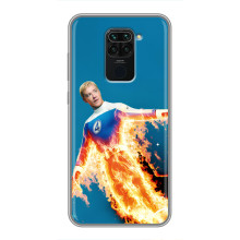 Чехол с принтом Фантастическая четверка для Xiaomi Redmi Note 9 – Человек-Факел
