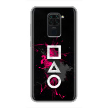 Чехол Гра в кальмара для Xiaomi Redmi Note 9 – Ранги