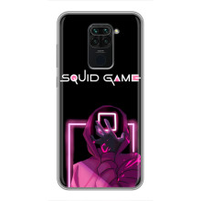 Чехол Гра в кальмара для Xiaomi Redmi Note 9