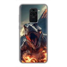 Чехол с картинкой «Хищники» для Xiaomi Redmi Note 9 – Динозавр
