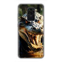 Чехол с картинкой «Хищники» для Xiaomi Redmi Note 9 – Крокодил