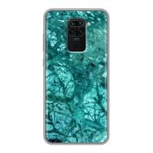 Мраморный чехол на Xiaomi Redmi Note 9 (VPrint) – Зеленый мрамор