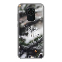 Новорічні, Святкові Чохли для Xiaomi Redmi Note 9 - 2024 год (Hello winter)